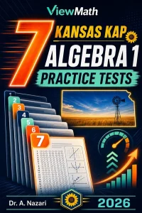 7 Kansas KAP Algebra 1 Math Practice Tests