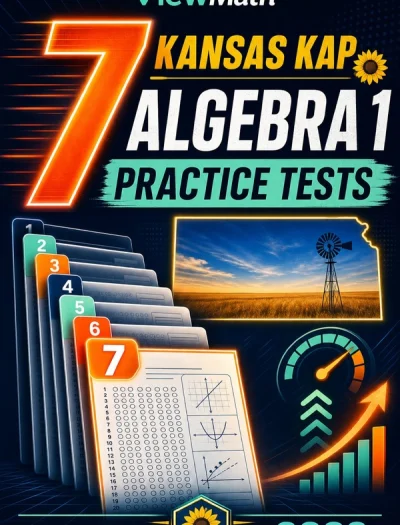 7 Kansas KAP Algebra 1 Math Practice Tests