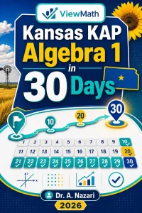 Kansas KAP Algebra 1 Math in 30 Days