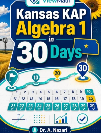 Kansas KAP Algebra 1 Math in 30 Days