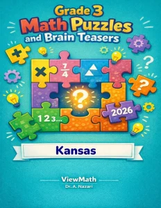 Kansas KAP Grade 3 Math Puzzles and Brain Teasers
