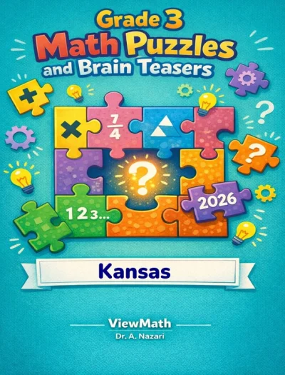 Kansas KAP Grade 3 Math Puzzles and Brain Teasers