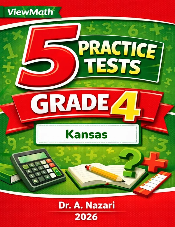 5 Full-Length Kansas KAP Grade 4 Math Practice Tests