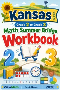 Kansas Grade 2 to Grade 3 Math Summer Bridge Workbook