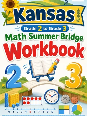 Kansas Grade 2 to Grade 3 Math Summer Bridge Workbook