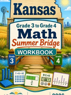 Kansas KAP Grade 3 Math Summer Bridge Workbook
