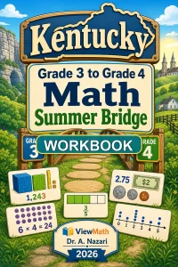 Kentucky KSA Grade 3 Math Summer Bridge Workbook