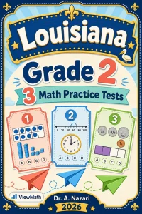 3 Louisiana Grade 2 Math Practice Tests