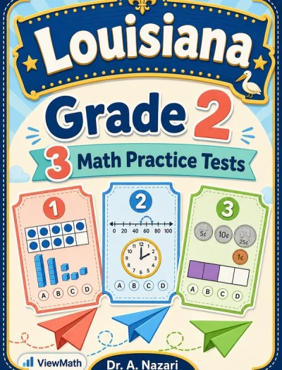 3 Louisiana Grade 2 Math Practice Tests