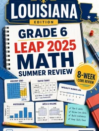 Louisiana LEAP 2025 Grade 6 Math Summer Review
