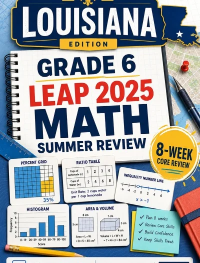 Louisiana LEAP 2025 Grade 6 Math Summer Review