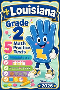 5 Full-Length Louisiana Grade 2 Math Practice Tests