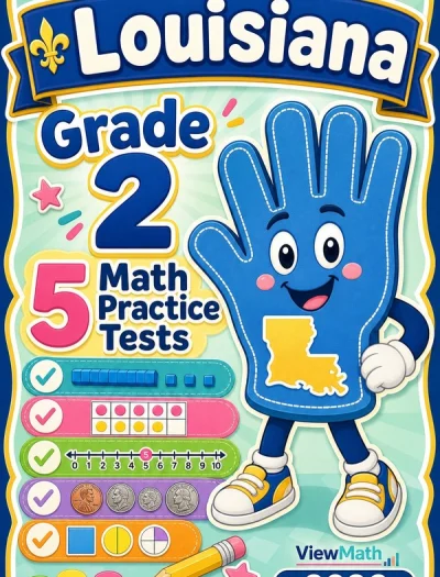 5 Full-Length Louisiana Grade 2 Math Practice Tests