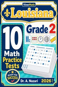 10 Full-Length Louisiana Grade 2 Math Practice Tests