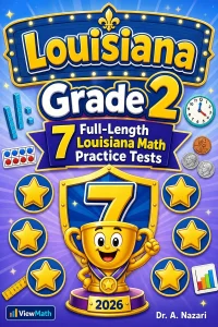 7 Full-Length Louisiana Grade 2 Math Practice Tests