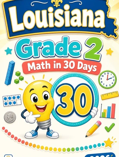 Louisiana Grade 2 Math in 30 Days