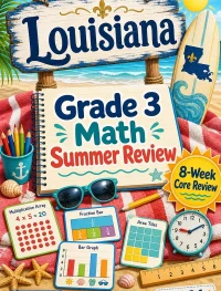 Louisiana LEAP 2025 Grade 3 Math Summer Review