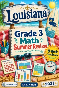 Louisiana LEAP 2025 Grade 3 Math Summer Review