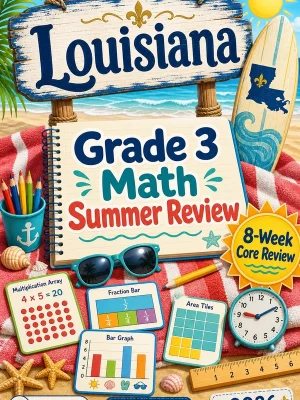 Louisiana LEAP 2025 Grade 3 Math Summer Review