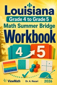 Louisiana LEAP 2025 Grade 4 Math Summer Bridge Workbook