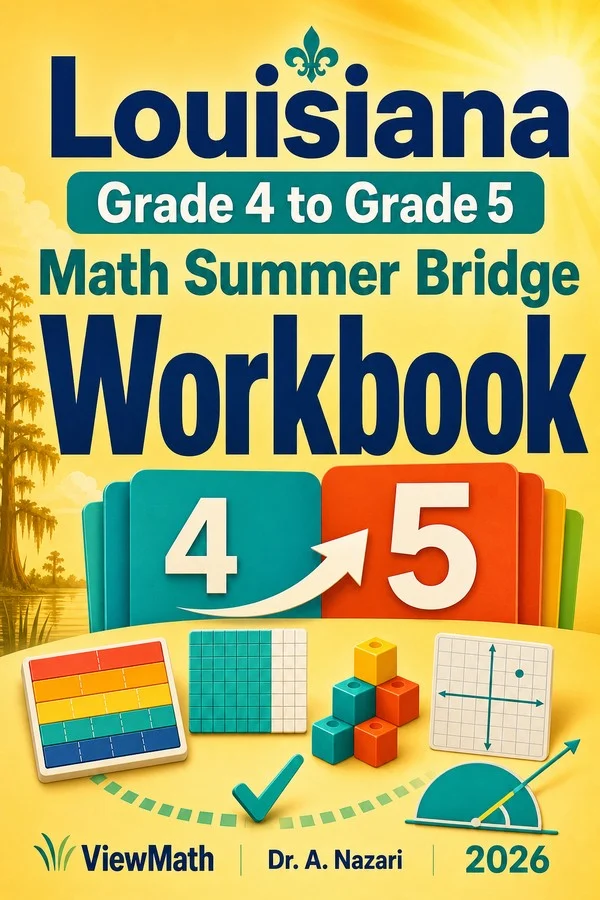 Louisiana LEAP 2025 Grade 4 Math Summer Bridge Workbook