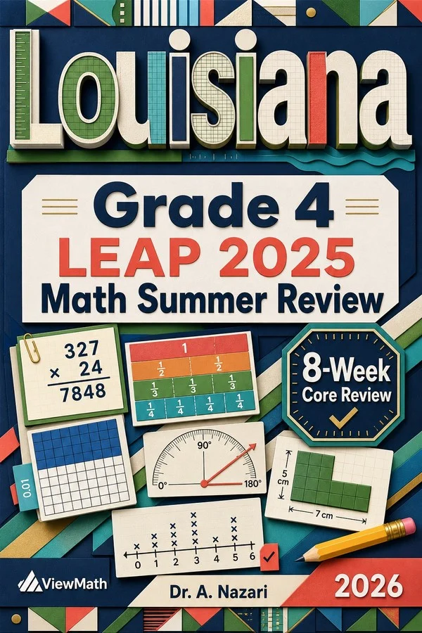 Louisiana LEAP 2025 Grade 4 Math Summer Review