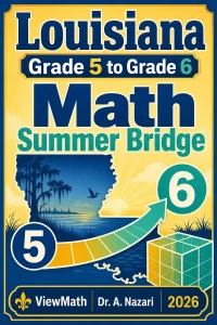 Louisiana LEAP 2025 Grade 5 Math Summer Bridge