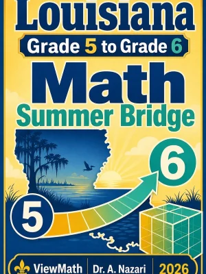Louisiana LEAP 2025 Grade 5 Math Summer Bridge