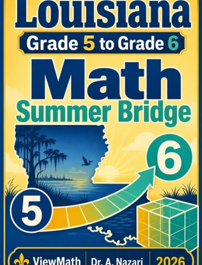 Louisiana LEAP 2025 Grade 5 Math Summer Bridge