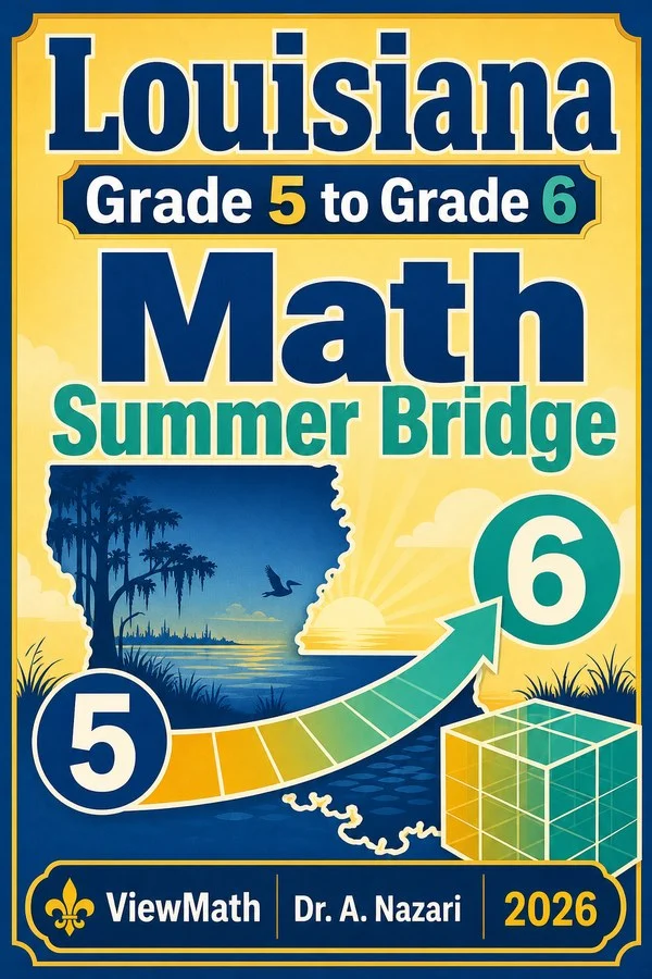 Louisiana LEAP 2025 Grade 5 Math Summer Bridge