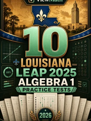 10 Louisiana LEAP 2025 Algebra 1 Practice Tests