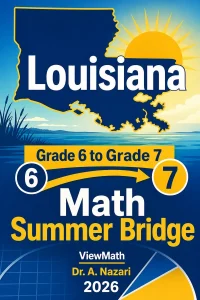 Louisiana LEAP 2025 Grade 6 Math Summer Bridge