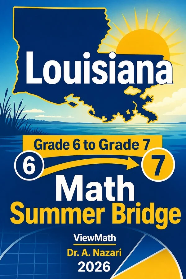 Louisiana LEAP 2025 Grade 6 Math Summer Bridge