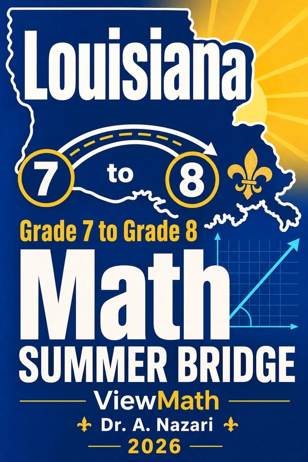 Louisiana LEAP 2025 Grade 7 Math Summer Bridge