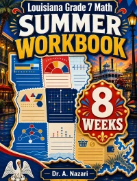 Louisiana LEAP 2025 Grade 7 Math Summer Review Workbook