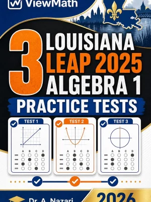 3 Louisiana LEAP 2025 Algebra 1 Practice Tests