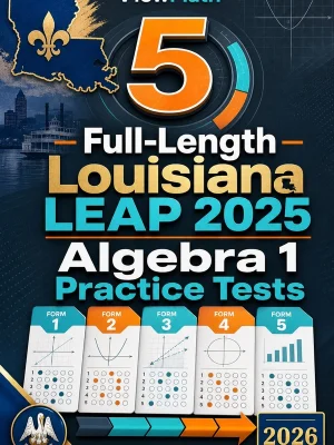5 Full-Length Louisiana LEAP 2025 Algebra 1 Practice Tests