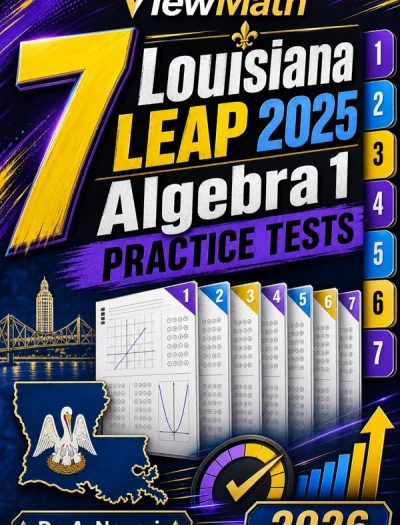 7 Louisiana LEAP 2025 Algebra 1 Math Practice Tests