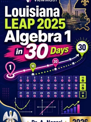Louisiana LEAP 2025 Algebra 1 in 30 Days