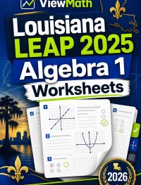 Louisiana LEAP 2025 Algebra 1 Worksheets