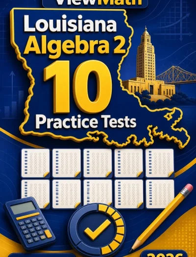 10 Full-Length Louisiana Algebra 2 Practice Tests