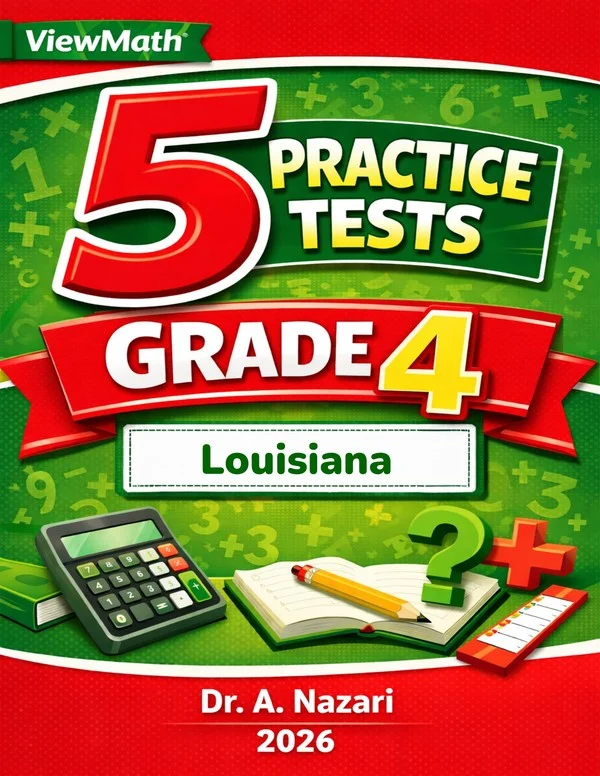 5 Full-Length Louisiana LEAP 2025 Grade 4 Math Practice Tests
