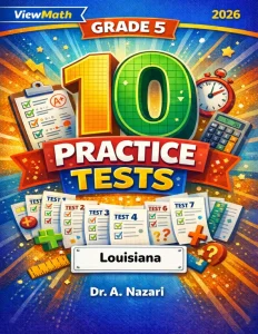 10 Louisiana LEAP 2025 Grade 5 Math Practice Tests