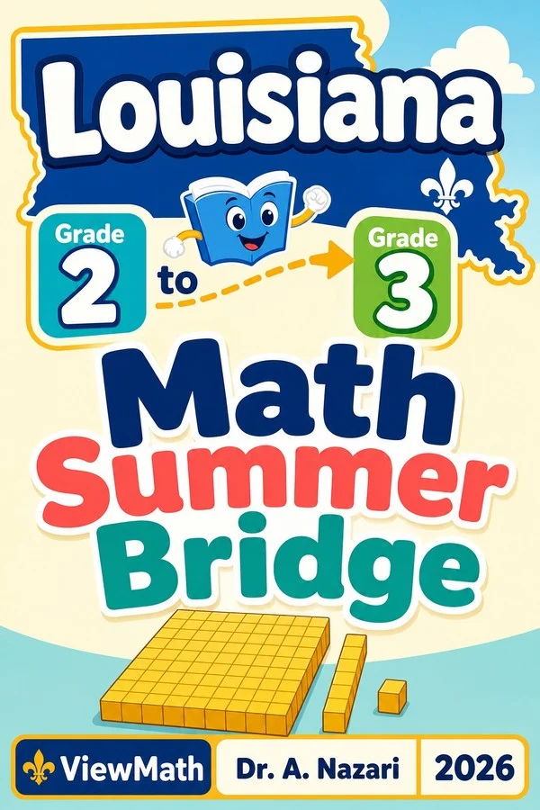 Louisiana Grade 2 to Grade 3 Math Summer Bridge