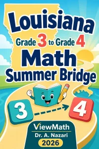 Louisiana LEAP 2025 Grade 3 Math Summer Bridge