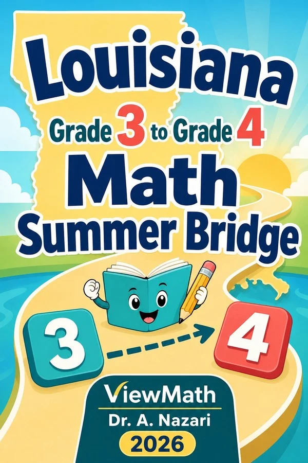 Louisiana LEAP 2025 Grade 3 Math Summer Bridge