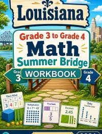 Louisiana LEAP 2025 Grade 3 Math Summer Bridge Workbook