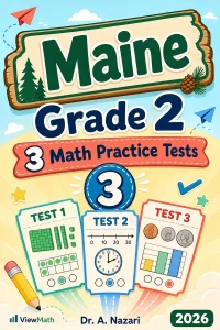 3 Maine Grade 2 Math Practice Tests