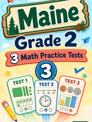 3 Maine Grade 2 Math Practice Tests