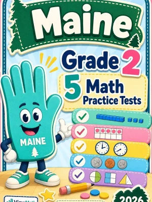 5 Full-Length Maine Grade 2 Math Practice Tests